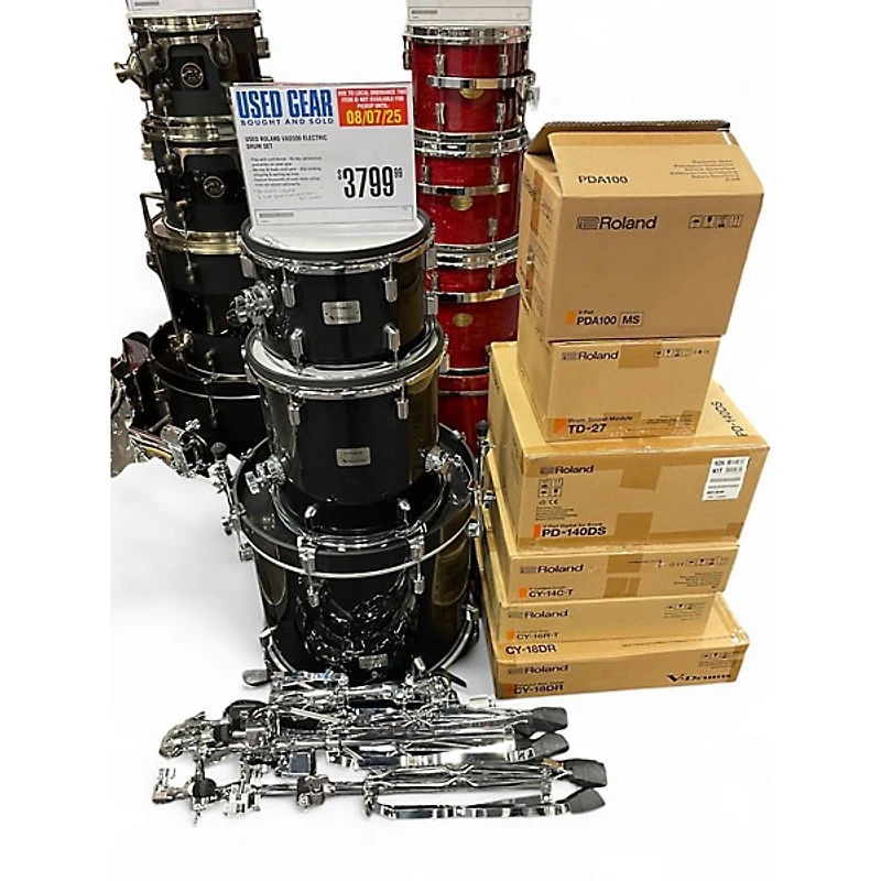 Used Roland VAD506 Electric Drum Set