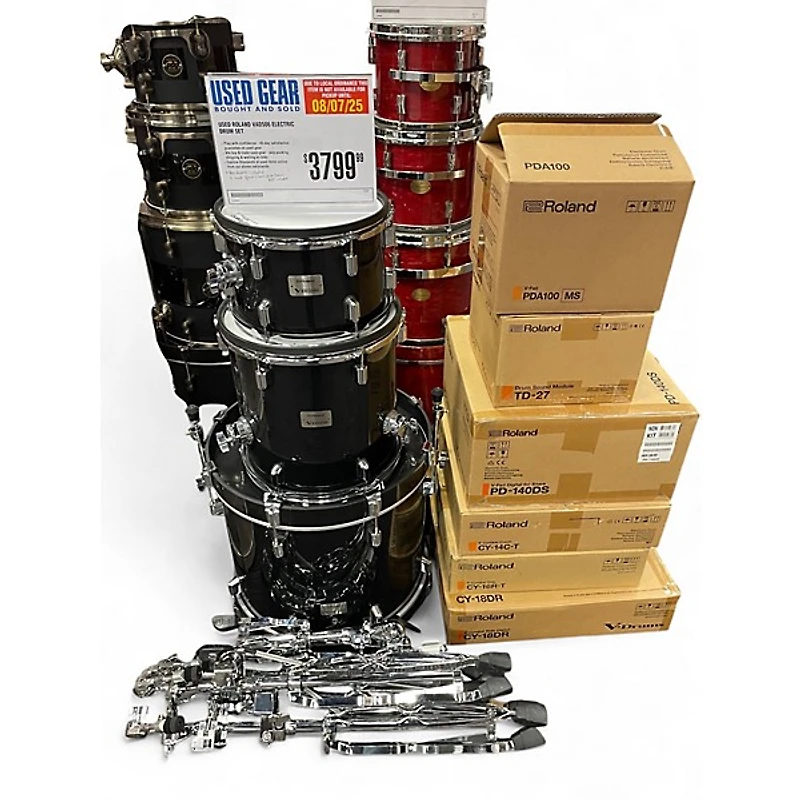 Used Roland VAD506 Electric Drum Set