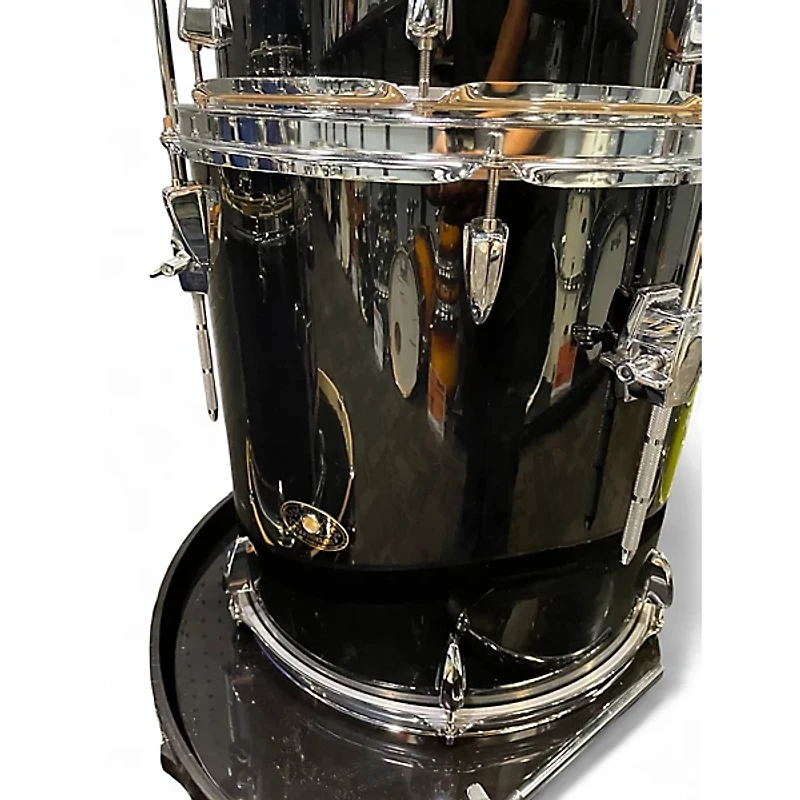 Used TAMA 4 Piece Imperialstar Black Drum Kit