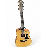 Used Taylor 150CE Natural 12 String Acoustic Electric Guitar