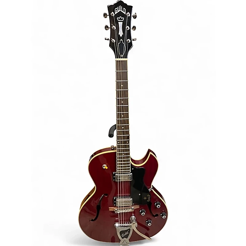 Used Guild SF III Wine Red Hollow Body Electric Guitar
