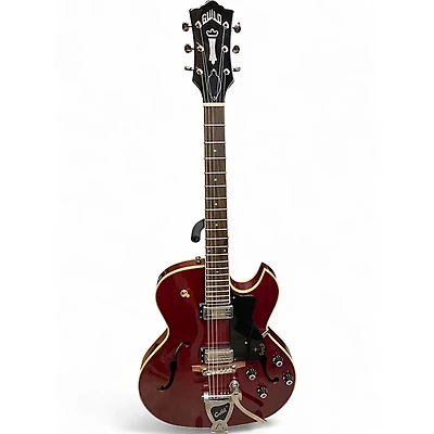 Used Guild SF III Wine Red Hollow Body Electric Guitar
