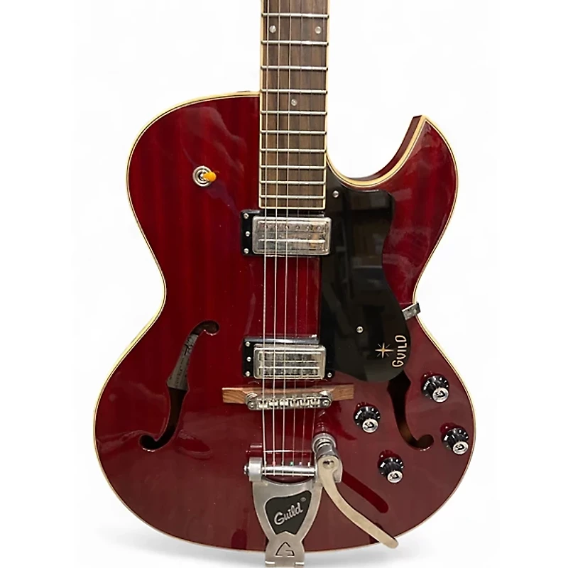 Used Guild SF III Wine Red Hollow Body Electric Guitar