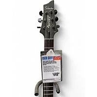 Used Schecter Guitar Research Diamond Series Black Solid Body Electric Guitar