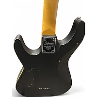 Used Schecter Guitar Research Diamond Series Black Solid Body Electric Guitar