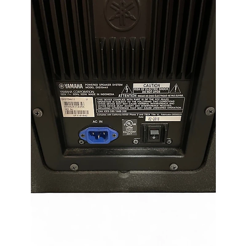 Used Yamaha DXS15 MKII Powered Subwoofer