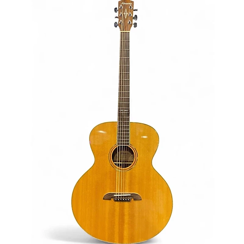 Used Alvarez ABT60E Artist Series Baritone Natural Acoustic Electric Guitar