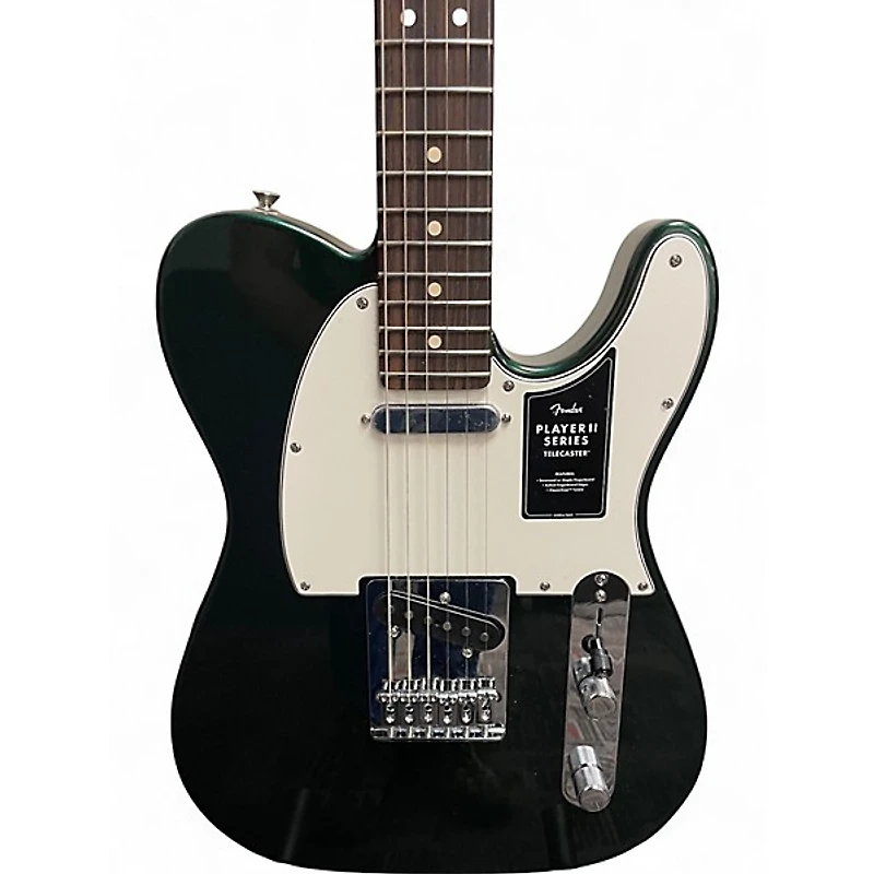 Used Fender Player II Telecaster British Racing Green Solid Body Electric Guitar