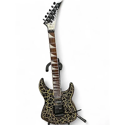 Used Jackson Soloist SL3 Yellow Crackle Solid Body Electric Guitar