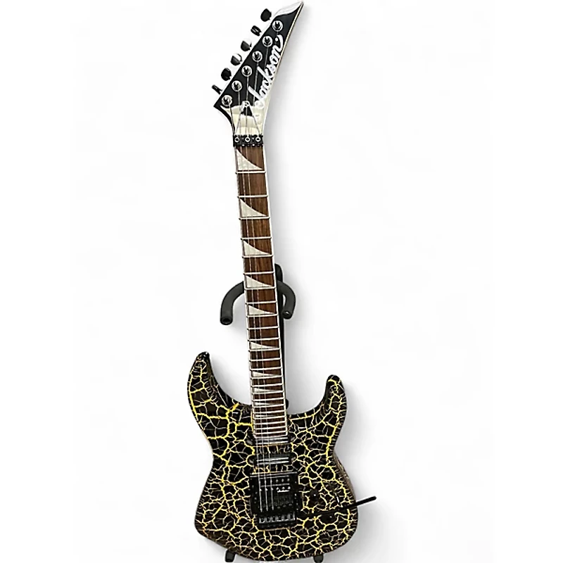 Used Jackson Soloist SL3 Yellow Crackle Solid Body Electric Guitar