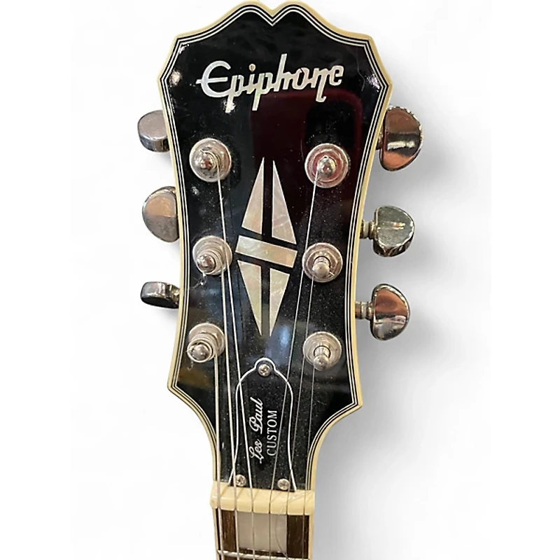 Used Epiphone LES PAUL CUSTOM SILVERBURST Solid Body Electric Guitar