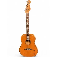 Used Fender Highway Dreadnought All-Mahogany Natural Acoustic Electric Guitar