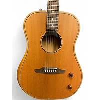 Used Fender Highway Dreadnought All-Mahogany Natural Acoustic Electric Guitar