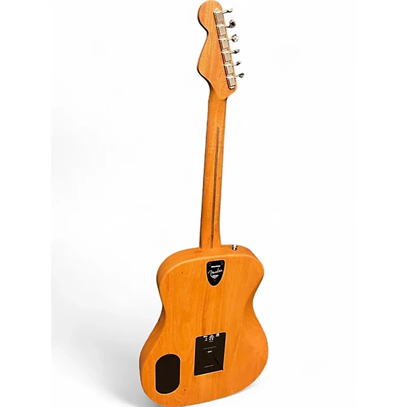 Used Fender Highway Dreadnought All-Mahogany Natural Acoustic Electric Guitar