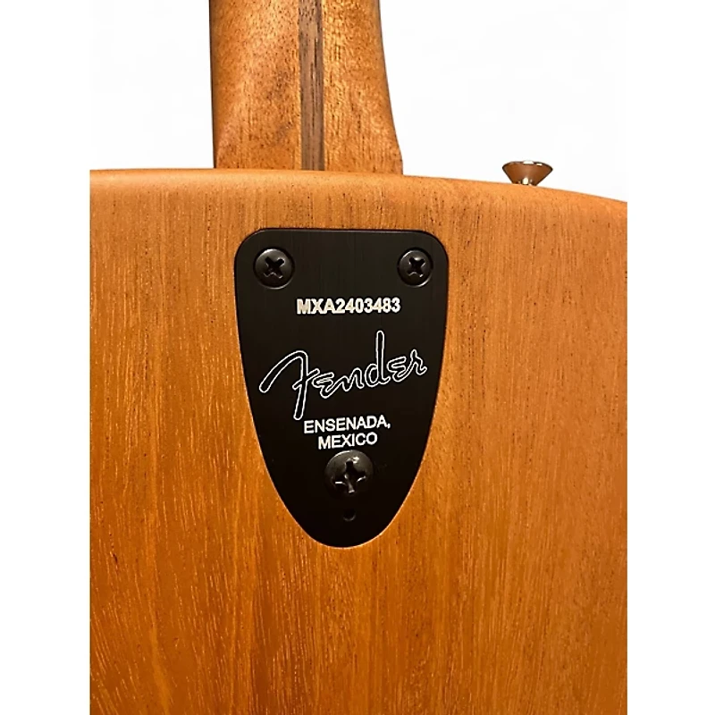 Used Fender Highway Dreadnought All-Mahogany Natural Acoustic Electric Guitar