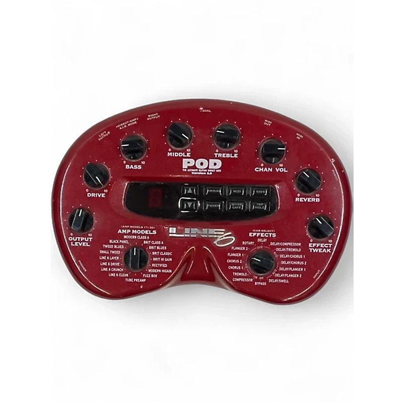 Used Line 6 Pod 2.0 Amp Modeler Effect Processor