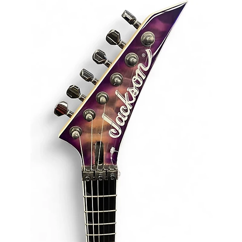 Used Jackson SL2Q Pro Series Soloist Purple Solid Body Electric Guitar