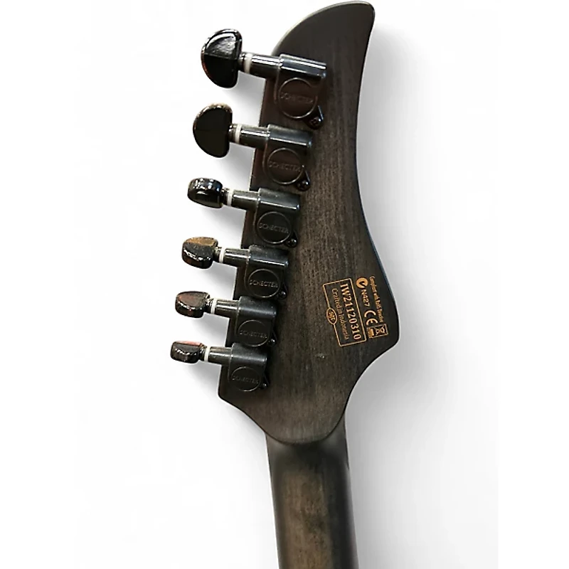 Used Schecter Guitar Research Banshee Charcoal Solid Body Electric Guitar