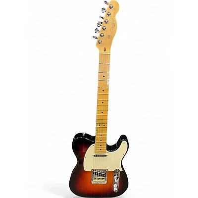 Used Fender American Standard Telecaster 3 Tone Sunburst Solid Body Electric Guitar