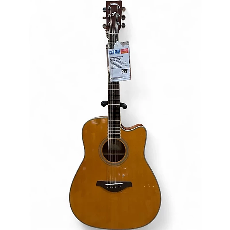 Used Yamaha FGC-TA Natural Acoustic Electric Guitar