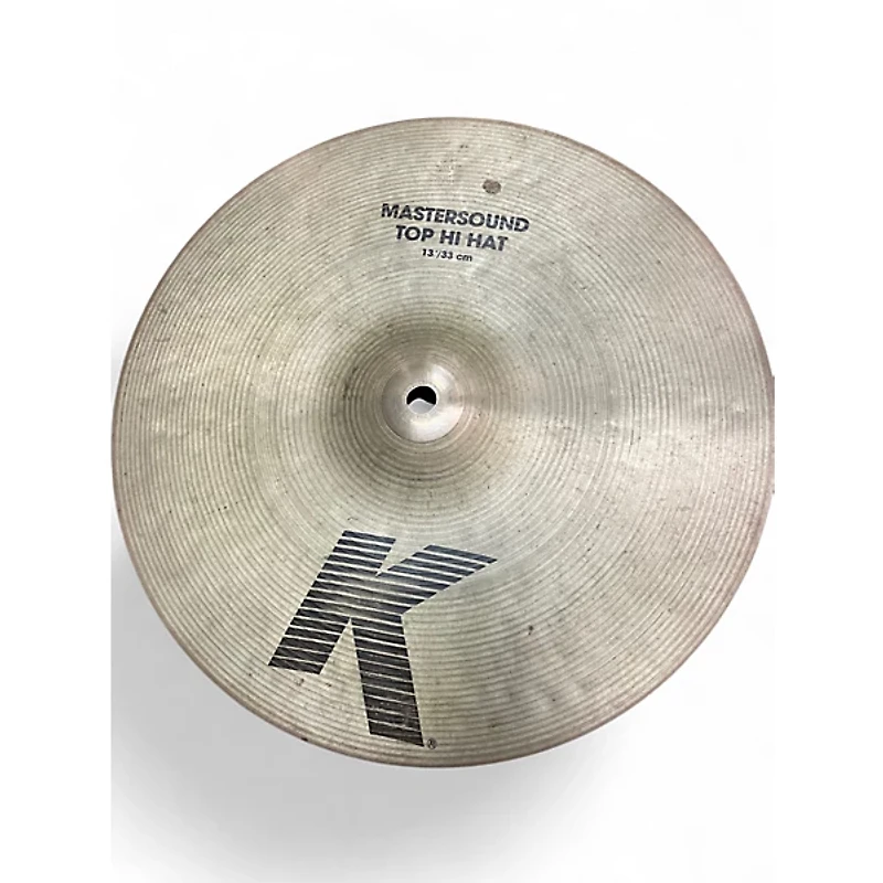 Used Zildjian 13in K Mastersound Hi Hats Pair Cymbal