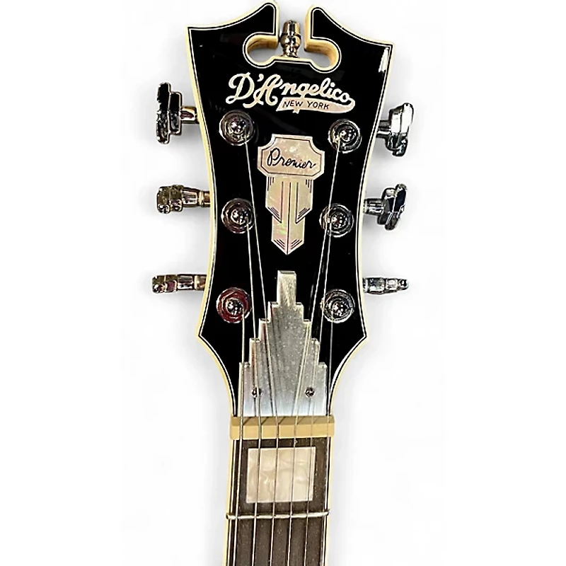 Used D'Angelico Premier Bedford SH Fiesta Red Hollow Body Electric Guitar