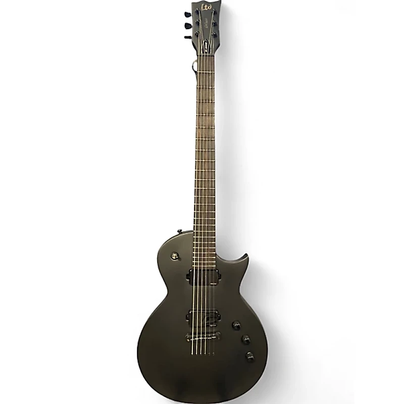Used ESP LTD EC1000 Deluxe Black Solid Body Electric Guitar