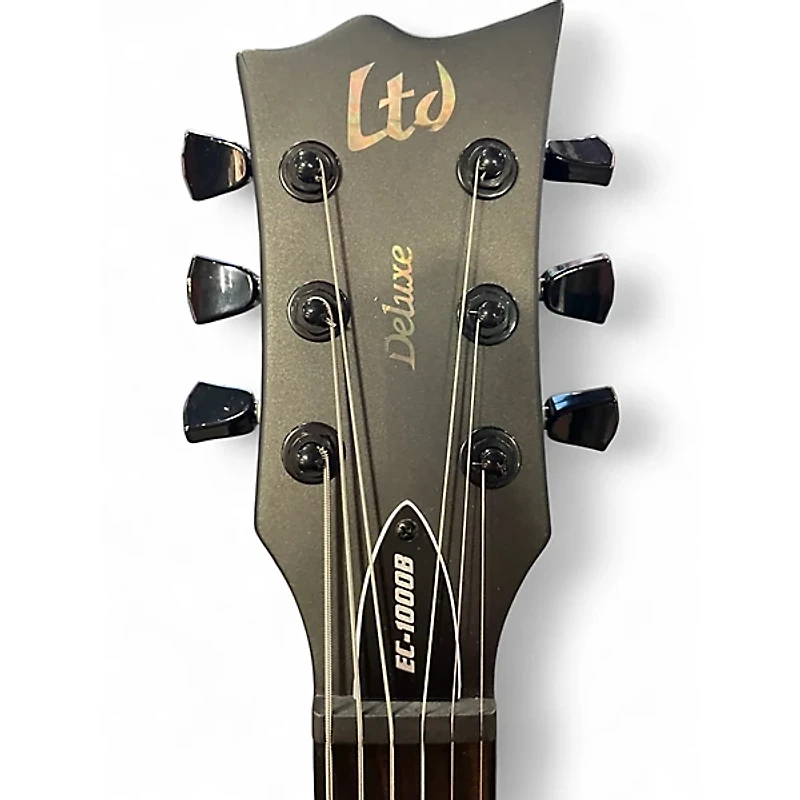 Used ESP LTD EC1000 Deluxe Black Solid Body Electric Guitar