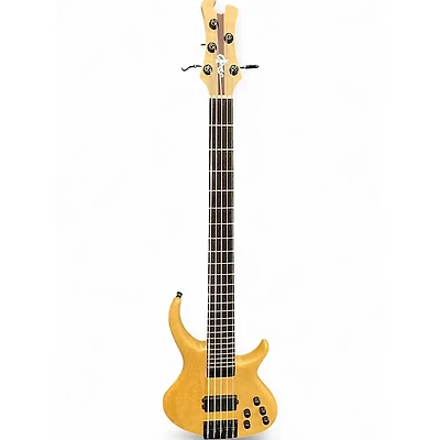 Used Tobias GROWLER 5 STRING Natural Electric Bass Guitar