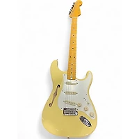 Used Fender Eric Johnson Thinline Stratocaster Vintage White Hollow Body Electric Guitar