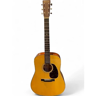 Used Martin D18 Natural Acoustic Guitar