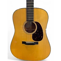 Used Martin D18 Natural Acoustic Guitar