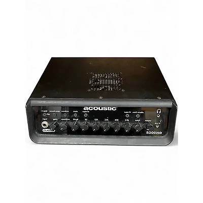 Used Acoustic B300H 300W Bass Amp Head