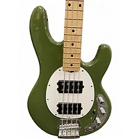 Used Sterling by Music Man Ray34 Green Electric Bass Guitar