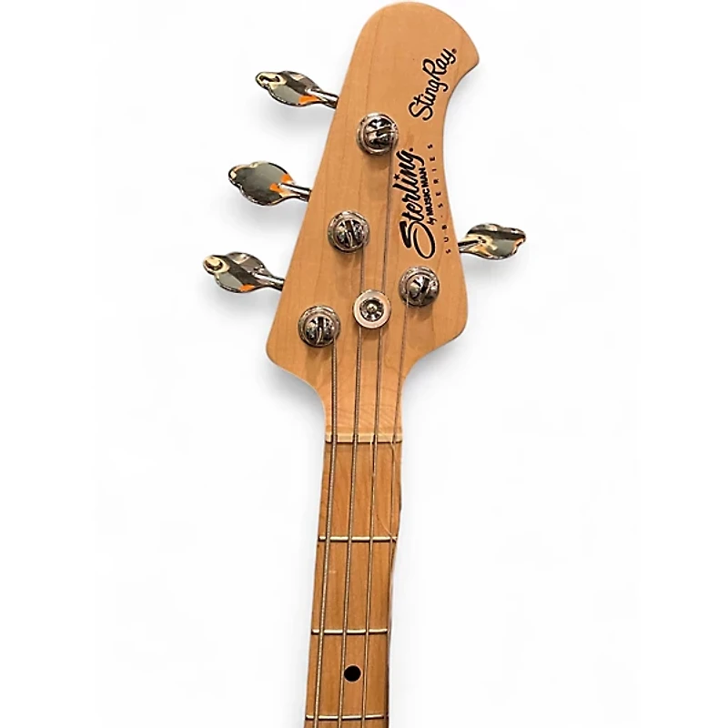 Used Sterling by Music Man Ray34 Green Electric Bass Guitar