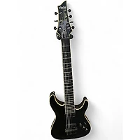 Used Schecter Guitar Research C7 Blackjack Black Solid Body Electric Guitar