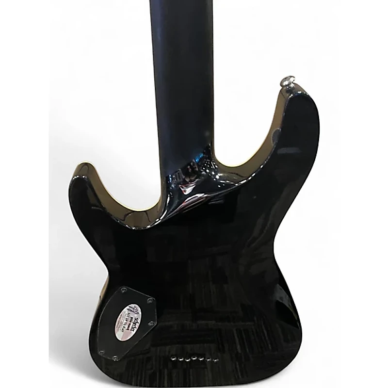 Used Schecter Guitar Research C7 Blackjack Black Solid Body Electric Guitar