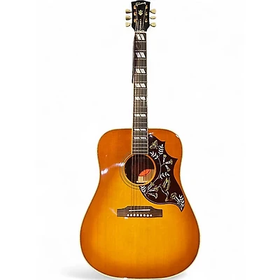 Used Gibson Hummingbird BURST Acoustic Electric Guitar
