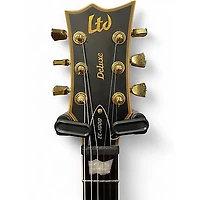 Used ESP EC1000 Deluxe Black Solid Body Electric Guitar