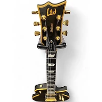 Used ESP EC1000 Deluxe Black Solid Body Electric Guitar