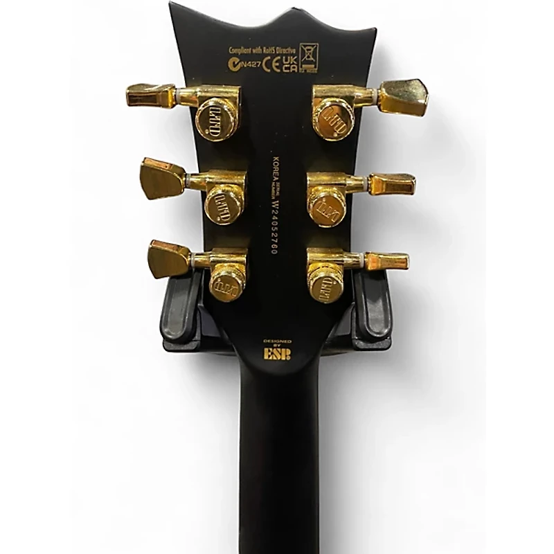 Used ESP EC1000 Deluxe Black Solid Body Electric Guitar