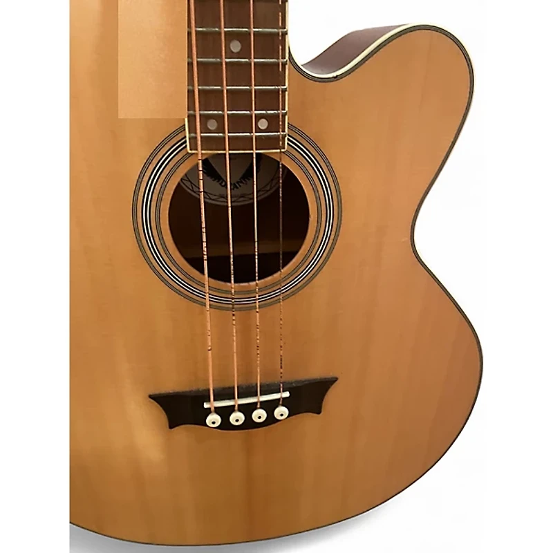 Used Dean EABC Natural Acoustic Bass Guitar