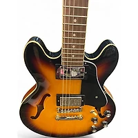 Used Epiphone ES339 Sunburst Hollow Body Electric Guitar