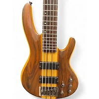 Used ESP LTD B5E 5 String Natural Electric Bass Guitar