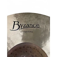 Used MEINL 21in BYZANCE POLYPHONIC RIDE Cymbal