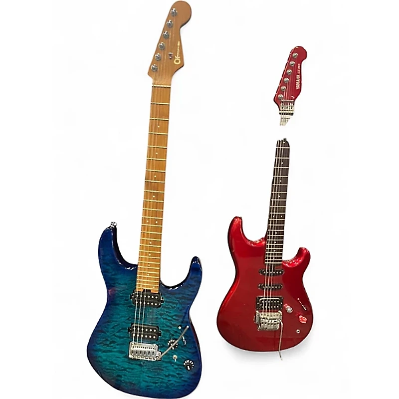 Used Charvel DK24 Blue Solid Body Electric Guitar