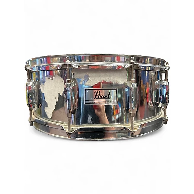 Used Pearl 14in Steel Shell Chrome Drum
