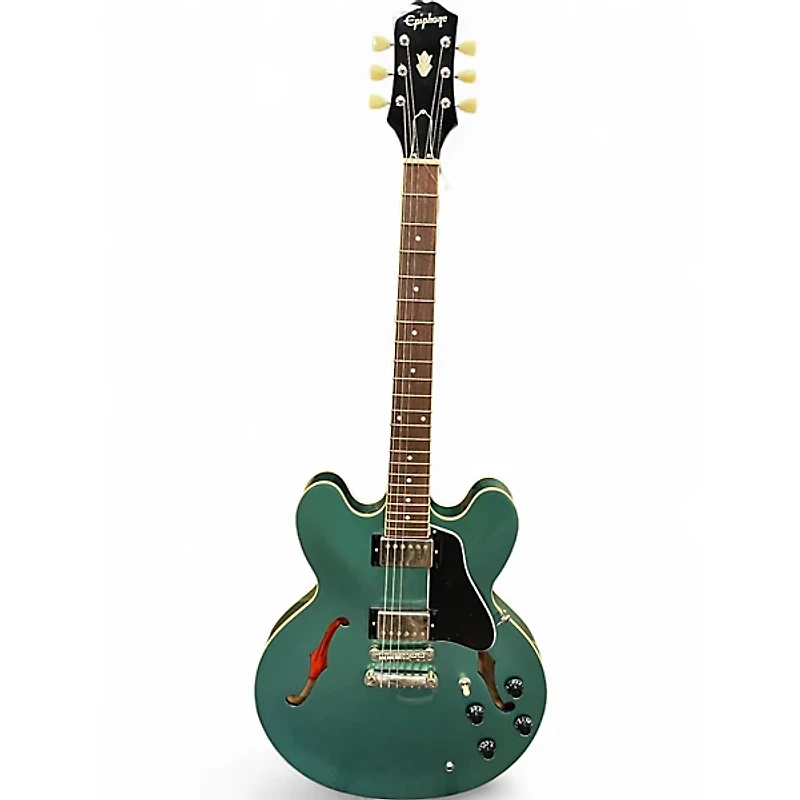 Used Epiphone ES335 IG Teal Hollow Body Electric Guitar