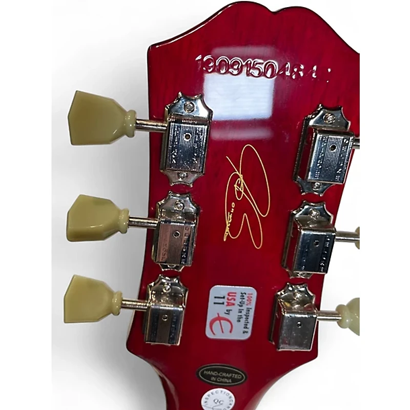 Used Epiphone Joe Bonamassa Les Paul NORM BURST Solid Body Electric Guitar