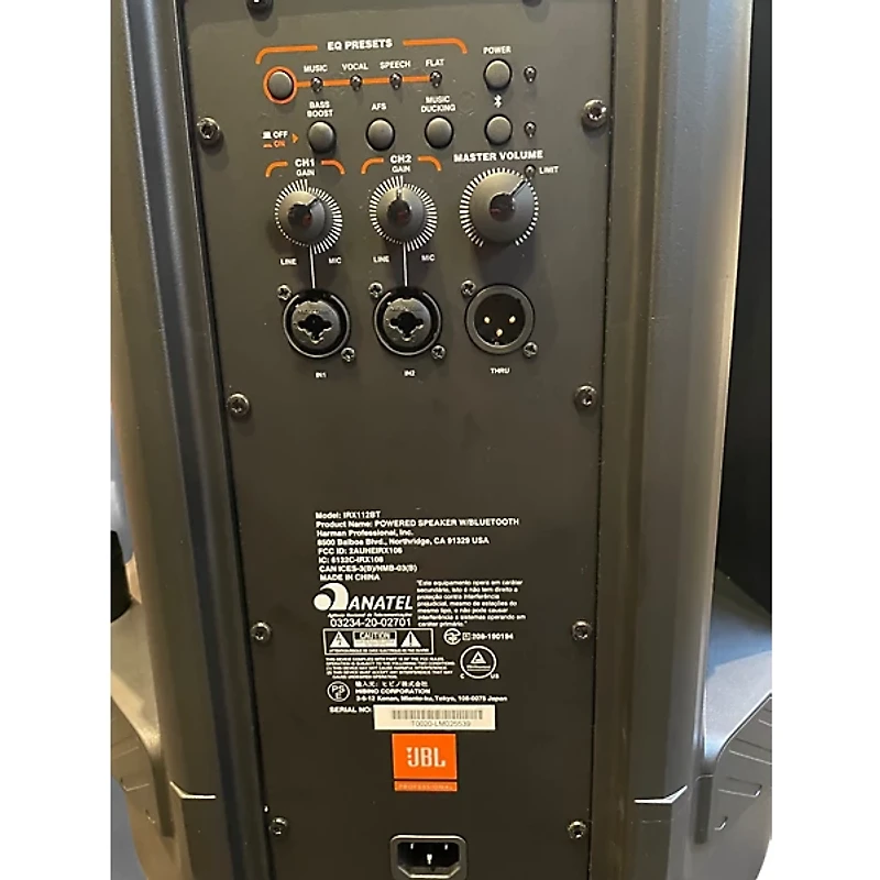 Used JBL irx112bt Powered Speaker